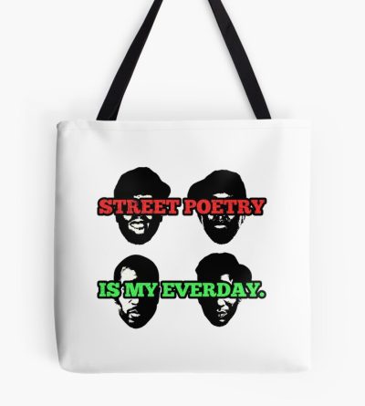 Street Poetry Is My Everyday! Tote Bag Official A Tribe Called Quest Merch