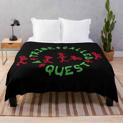 Skull Pattern Throw Blanket Official A Tribe Called Quest Merch