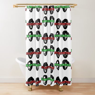 Street Poetry Is My Everyday! Shower Curtain Official A Tribe Called Quest Merch