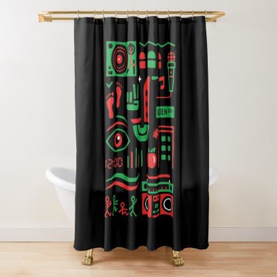 A Tribe Shower Curtain Official A Tribe Called Quest Merch