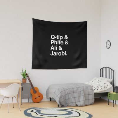 Q-Tip & Phife & Ali & Jarobi Tapestry Official A Tribe Called Quest Merch